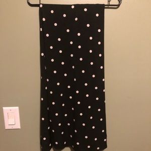 Black and White Silky feel LuLaRoe Maxi - Medium